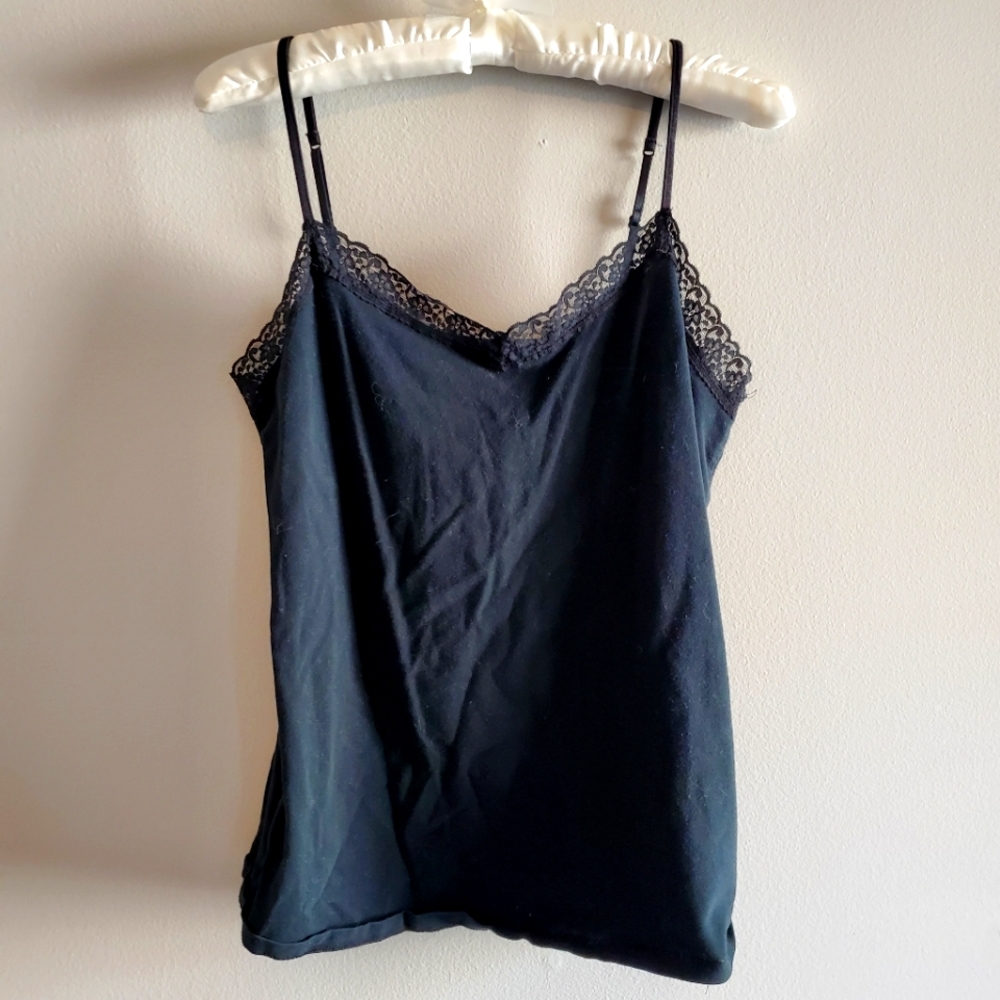 Merona Women's Black Lace Camisole Size M